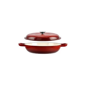 Perfect Home Zománcozott öntöttvas szeletsütő fedővel 30 cm