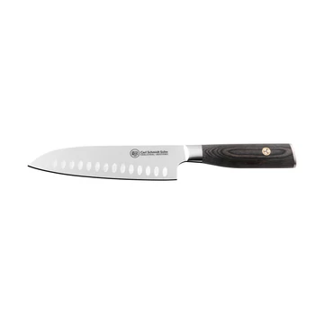 Carl Schmidt Sohn Apex Santoku kés kiváló rozsdamentes acél pengével, pakkafa nyéllel 18 cm