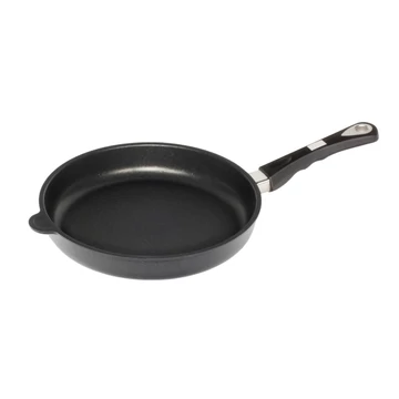 AMT Gastroguss the "World's Best Pan" serpenyő 28 cm,  5 cm magas, levehető nyéllel, indikátorral, indukciós