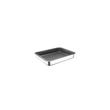 Inoxibar rozsdamentes tepsi tapadásmentes bevonattal, 30 cm x 21 cm x 5,5 cm, 18% Inoxibar rozsdamentes tepsi tapadásmentes bevonattal, 30 cm x 21 cm x 5,5 cm, 18%
