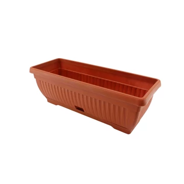 Enger Virágláda/Balkonláda+Alátét Mediterrán 50 x 18 x 15 cm, terra
