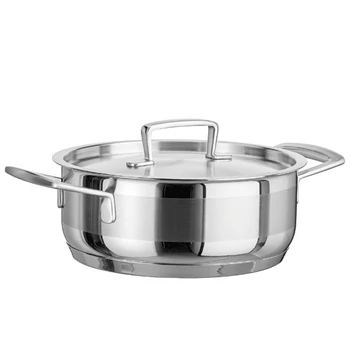 Inoxibar rozsdamentes lábas fedővel 24 x  9,5 cm, 18/10 rozsdamentes acélból 4 l Expert Line