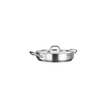 Inoxibar Professional line rozsdamentes acél szeletsütő fedővel 40x8 cm, 10 L, 21% Inoxibar Professional line rozsdamentes acél szeletsütő fedővel 40x8 cm, 10 L, 21%