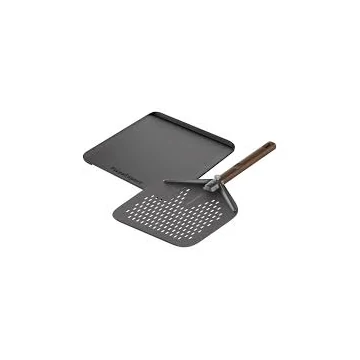 Electrolux PizzaExpert szett - öntöttvas sütőtálca (35x35), pizzalapáttal