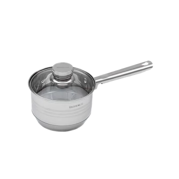 Berghome Line rozsdamentes szószos edény üveg fedővel 18 x 8,5 cm 2L Berghome Line rozsdamentes szószos edény üveg fedővel 18 x 8,5 cm 2L