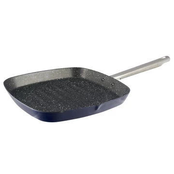 San Ignacio Habitex Grill serpenyő zománcozott öntöttvas tapadásmentes bevonattal 28 x28 cm rozsdamentes fogantyúval San Ignacio Habitex Grill serpenyő zománcozott öntöttvas tapadásmentes bevonattal 28 x28 cm rozsdamentes fogantyúval