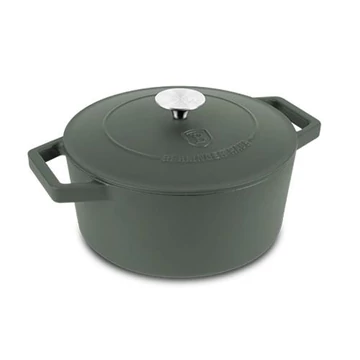 Berlinger Haus Matt Green Collection öntöttvas sütőedény, fedővel 24 cm
