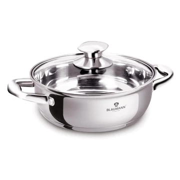 Blaumann Gourmet Line rozsdamentes lábas üvegfedővel 22 cm Blaumann Gourmet Line rozsdamentes lábas üvegfedővel 22 cm