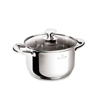 Blaumann Gourmet Line rozsdamentes magas lábas üvegfedővel 18 cm Blaumann Gourmet Line rozsdamentes magas lábas üvegfedővel 18 cm