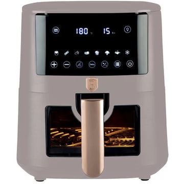 Berlinger Haus Taupe Collection Air Fryer digitális forró levegős sütő átlátszó ablakkal, 5 L Berlinger Haus Taupe Collection Air Fryer digitális forró levegős sütő átlátszó ablakkal, 5 L