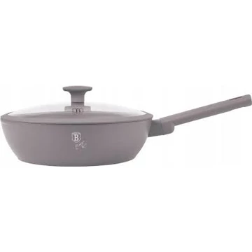 Berlinger Haus Taupe Collection wok titán bevonattal, fedővel, 28 cm