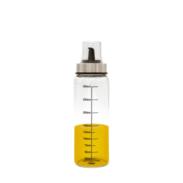 Inoxibar Aceiteras Line csöpögésmentes üveg olajadagoló, 6 cm x 20 cm, 300 ml