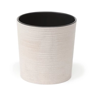 Lamela 843 ECO virágtartó Malwa 25 cm krém/kremowy