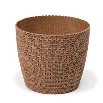 Lamela 861 ECO virágcserép/kaspó JERSEY 30 cm barna/naturalne drewno Lamela 861 ECO virágcserép/kaspó JERSEY 30 cm barna/naturalne drewno