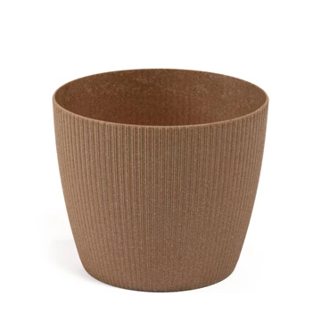 Lamela 871 ECO virágcserép/kaspó MAGNOLIA JUMPER 22x 18 cm barna/naturalne drewno