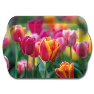 Ach Impex  uzsonnás tálca tulipán 21 x 14.3 x 2 cm