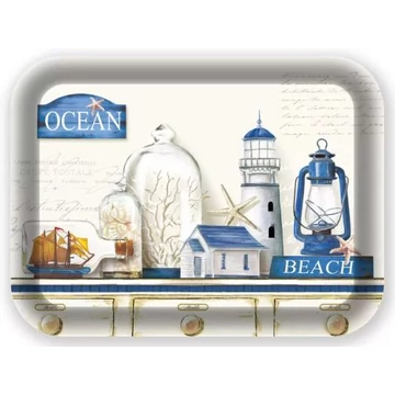 Ach Impex Melamin tálca Beach 33 x 24.5 x1.8 cm