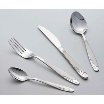 Zephaus Evőeszközkészlet 72 darabos 18/10 rozsdamentes acél, bőröndben, szálcsiszolt