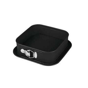 Berlinger Haus Matte Black Collection kapcsos szögletes tortaforma titán bevonattal