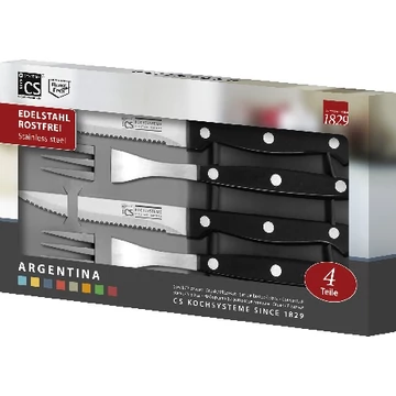 Carl Schmidt Sohn KOCH SYSTEME STAR Argentina, steak szett 2 villa és 2 kés