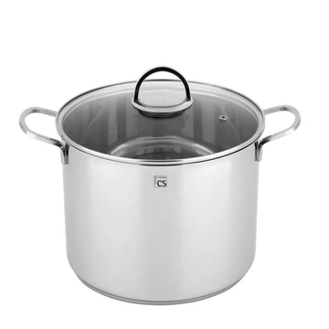 Carl Schmidt Sohn KOCH SYSTEME TRIER, rozsdamentes fazék üveg fedővel Ø 24 cm , 10,5L