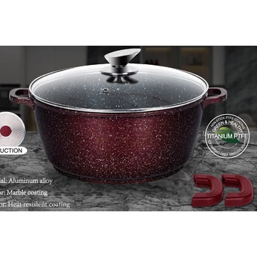 Silver Royal Diamond lábas tapadásmentes márvány bevonattal 20x8,5 cm, 2,2 L Silver Royal Diamond lábas tapadásmentes márvány bevonattal 20x8,5 cm, 2,2 L