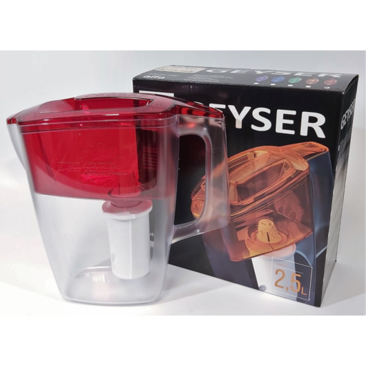 Geyser Alfa Vízszűrő kancsó, Vörös_WS