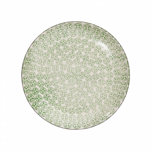 RETRO tányér zöld 25.4cm_WS