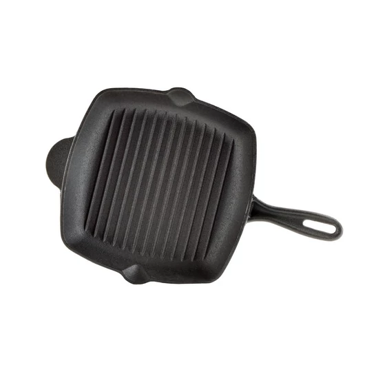 Perfect Home Öntöttvas grillserpenyő csőrös 26 cm (kezelt)