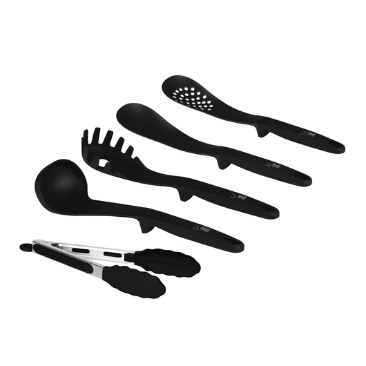 Berlinger Haus Matte Black Collection 5 részes nylon konyhai eszköz készlet