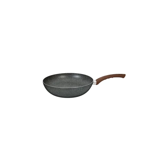 Blaumann Natural Line wok kő hatású márvány bevonattal fa mintázatú nyéllel 28 cm