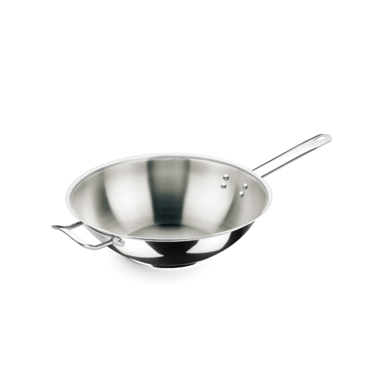 Inoxibar Professional Line rozsdamentes acél wok serpenyő, 30 cm x 8,5 cm, 21%