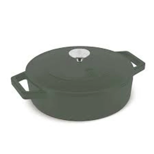 Berlinger Haus Matt Green Collection öntöttvas lábas fedővel, 26 cm