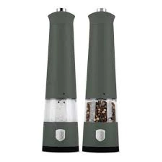 Berlinger Haus Matte Green Collection 2 db-os elektromos fűszermalom készlet