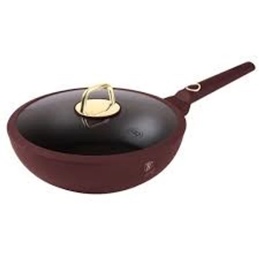 Berlinger Haus Leonardo Collection wok titán bevonattal, fedővel, 28 cm