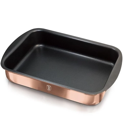 Berlinger Haus Metallic Line tepsi titán bevonattal, metál külső bevonattal, rosegold 35 x 27 cm