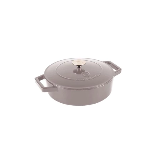 Berlinger Haus Taupe Collection öntöttvas lábas fedővel, 26 cm x 7,5 cm