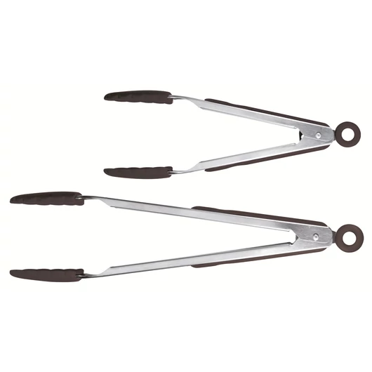 Carl Schmidt Sohn KOCH SYSTEME GERA húscsipesz rozsdamentes acélból, szilikon végződéssel, 30 cm