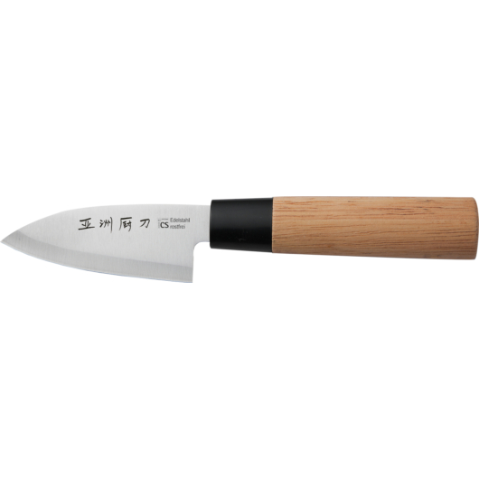 Carl Schmidt Sohn KOCH SYSTEME OSAKA, Deba 10 cm  japán stílusú kés, fa nyéllel
