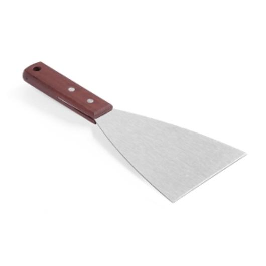 Hendi rozsdamentes acél kaparó spatula, Sötét fa, 100x251mm