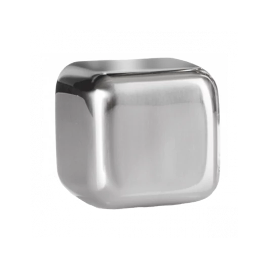 Inoxibar Cóctel Line rozsdamentes acél kockaalakú jégakku, 26 mm x 26 mm
