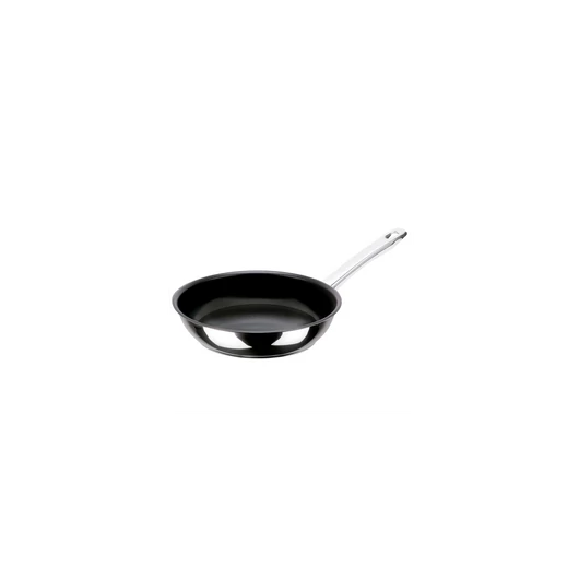 Inoxibar Ecco Line rozsdamentes acél serpenyő tapadásmentes felülettel, 22 cm x 5 cm, 1,3L, 18%