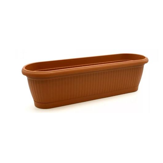 Palermo balkonláda/virágláda + alátét, 60 cm x 17 cm x 16 cm, antracit