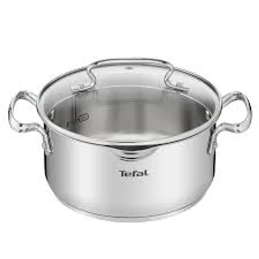 Tefal Duetto+ rozsdamentes lábas szűrő fedővel 20 cm, 2.9 l, 18/10
