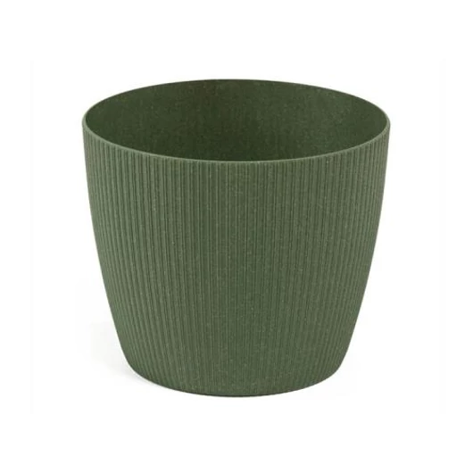 Lamela 669 virágcserép/kaspó MAGNOLIA JUMPER 26x25 cm zöld/szarozielony