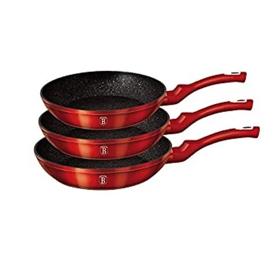 Berlinger Haus Burgundy Metallic 3 részes serpenyő szett