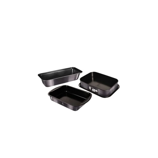 Berlinger Haus Carbon Pro Metallic Collection sütőforma készlet 3 részes, tapadásmentes bevonattal