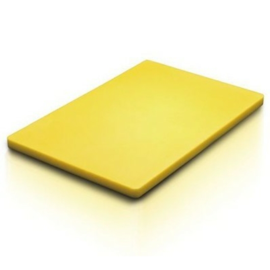 Hendi  vágólap-vágódeszka sárga HACCP műanyag 450x300x12.7 mm