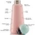 Kép 6/7 - LUND Skittle Original BPA mentes acél kulacs 500ML Rózsaszín/Menta_WS