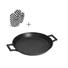 Kép 1/2 - Inoxibar Absolut Black Range paella sütő, tapadásmentes bevonattal 32 cm, 2 db sütő kesztyűvel